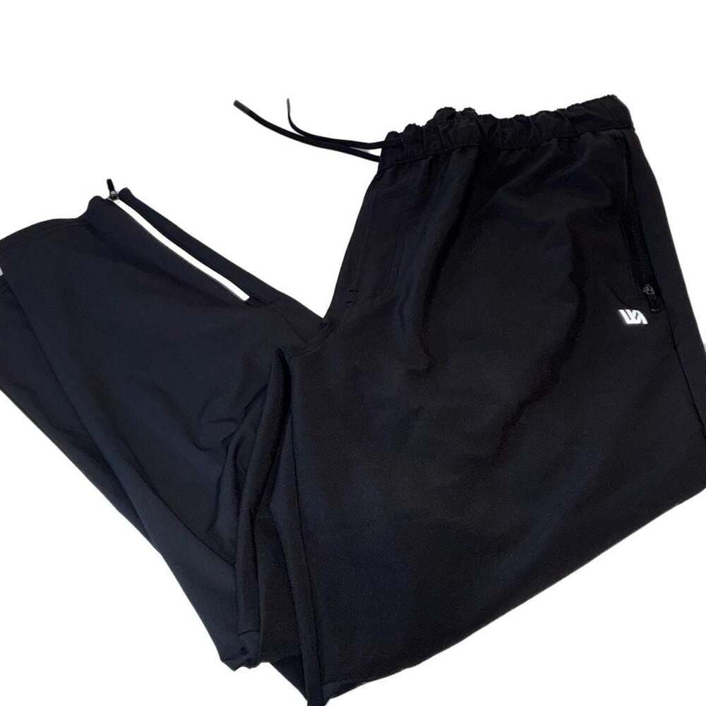 VRST Black Lightweight Athletic Workout Joggers With Ankle Zippers Men Size XL